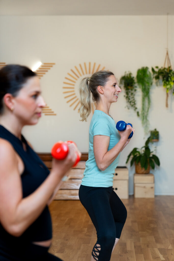 in action photo of a personal trainer in Vienna