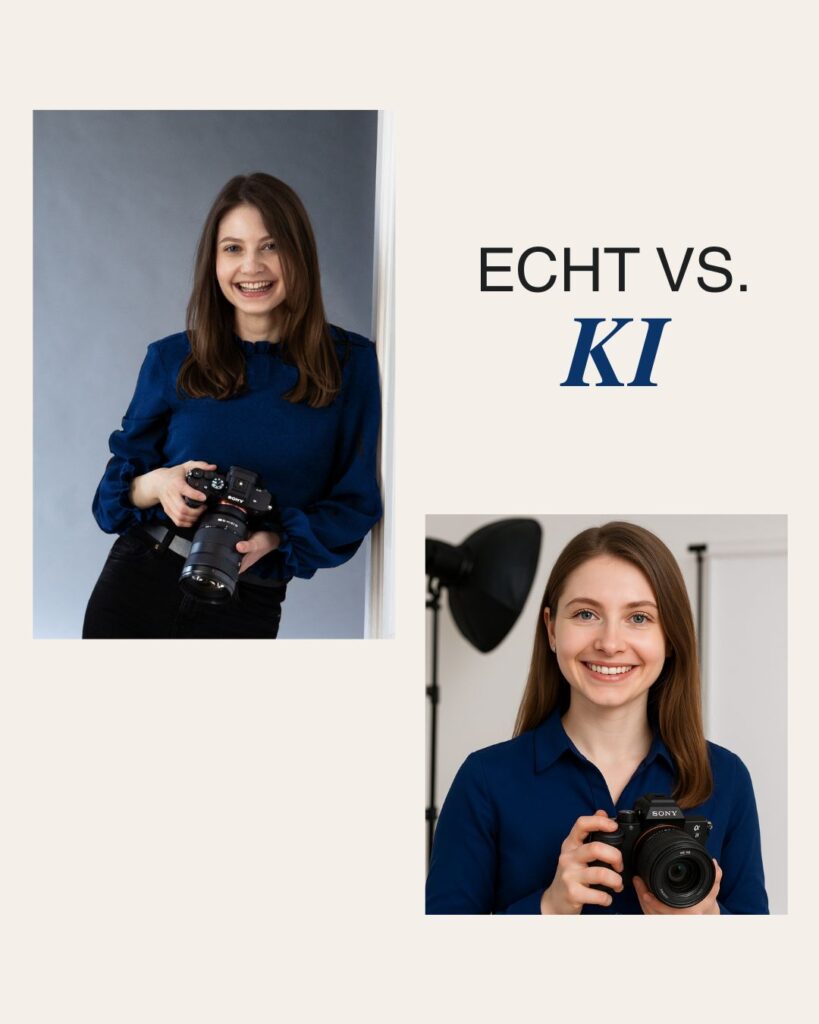 KI Personal Branding Fotos vs. echte